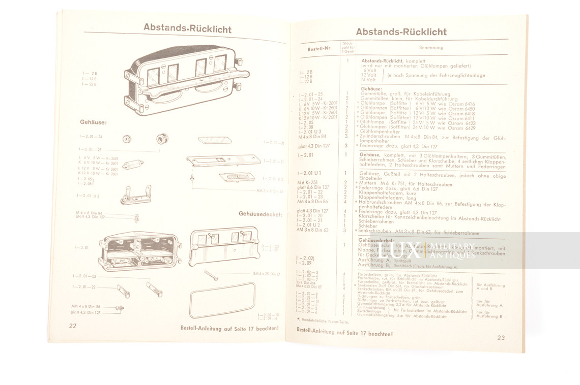 Manuel allemand d'information sur les phares de véhicules black-out, « NOTEK » - photo 16
