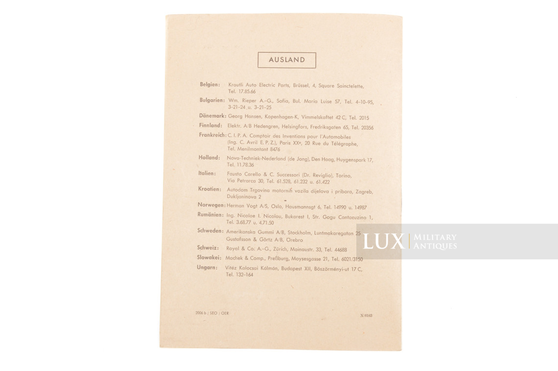 Manuel allemand d'information sur les phares de véhicules black-out, « NOTEK » - photo 18