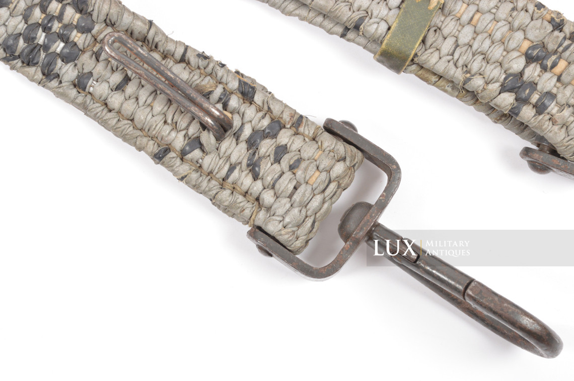 Rare late-war German MG34/42 ammo box carrying strap, « ersatz » - photo 7