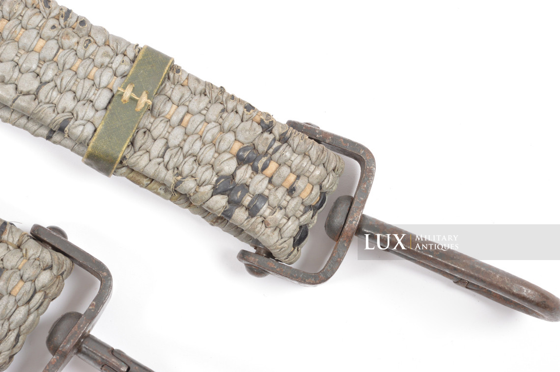 Rare late-war German MG34/42 ammo box carrying strap, « ersatz » - photo 8