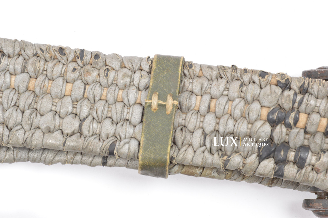 Rare late-war German MG34/42 ammo box carrying strap, « ersatz » - photo 10