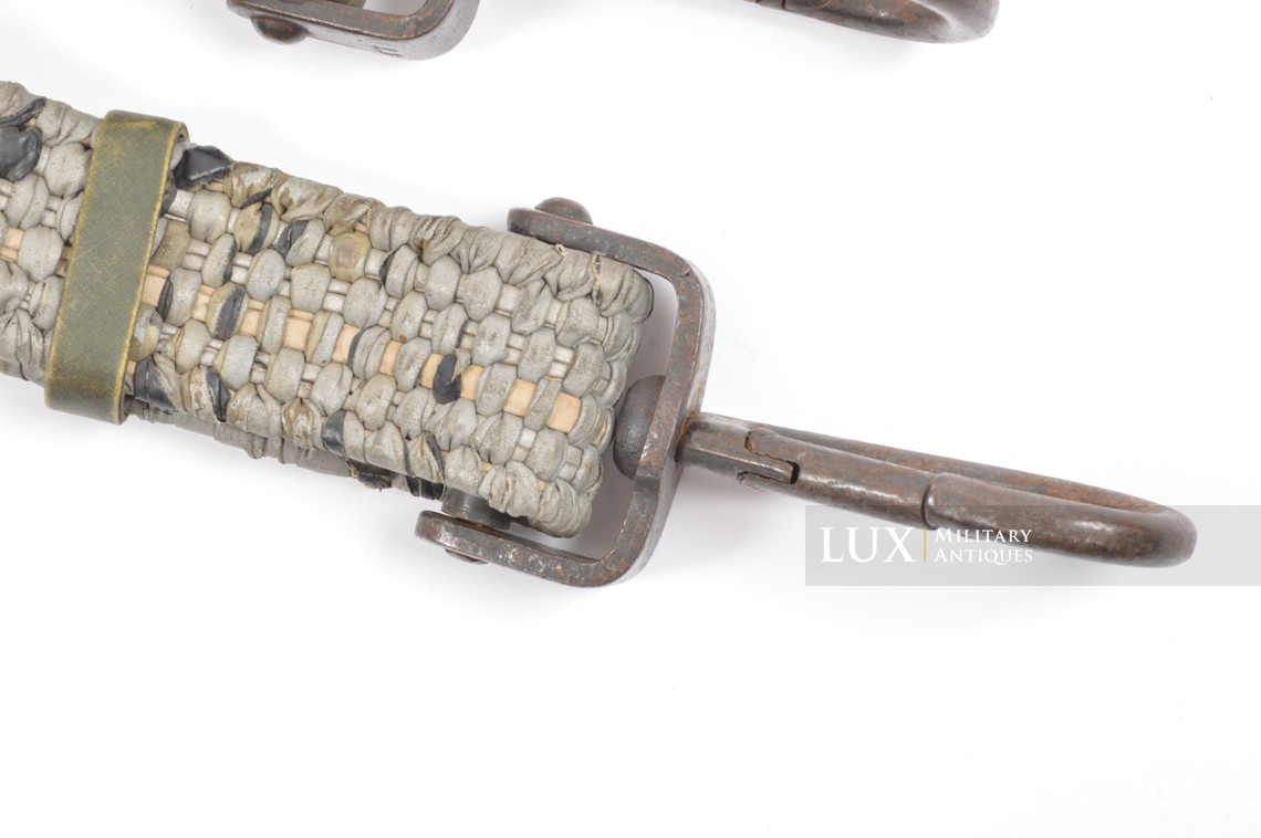 Rare late-war German MG34/42 ammo box carrying strap, « ersatz » - photo 13