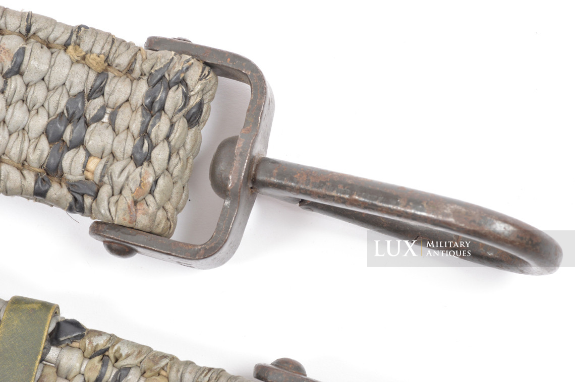 Rare late-war German MG34/42 ammo box carrying strap, « ersatz » - photo 14