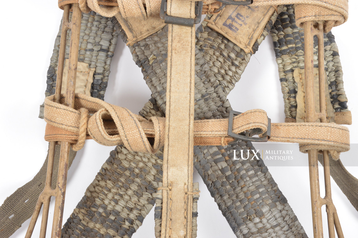 Rare German late-war pack in ersatz material, « Tragegestell » - photo 9