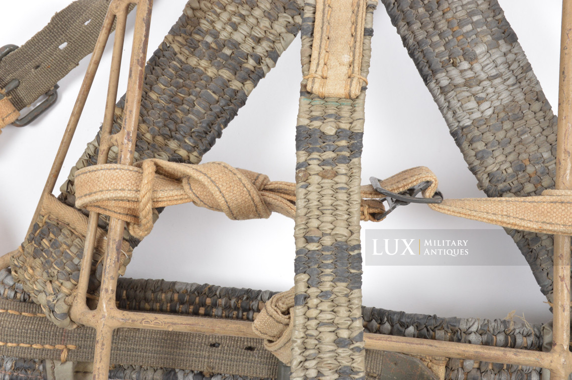 Rare German late-war pack in ersatz material, « Tragegestell » - photo 11