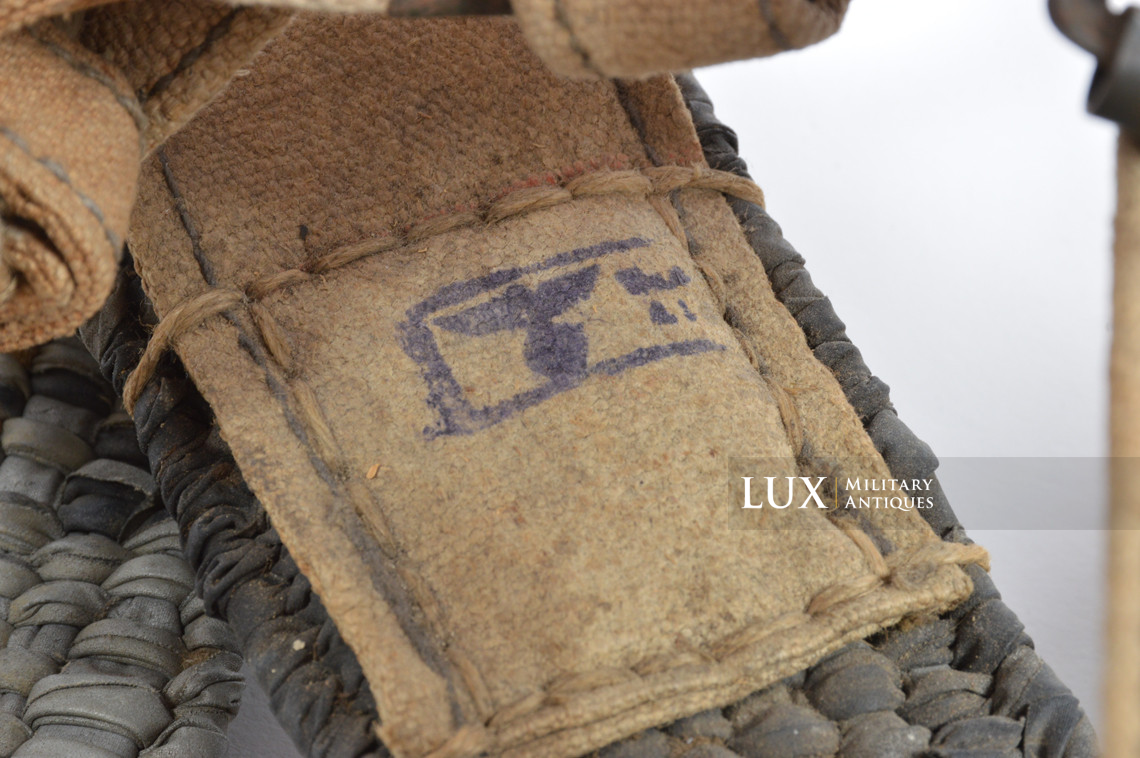 Rare German late-war pack in ersatz material, « Tragegestell » - photo 17