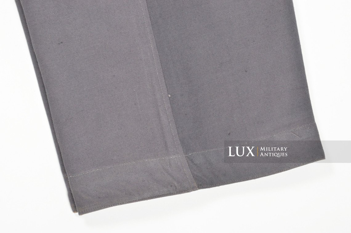 Rare Luftwaffe blue tropical straight-legged trousers, « L.B.A.41 » - photo 8