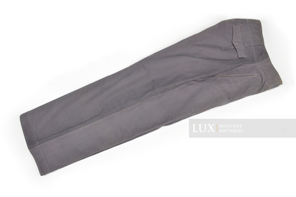 Rare Luftwaffe blue tropical straight-legged trousers, « L.B.A.41 » - photo 9