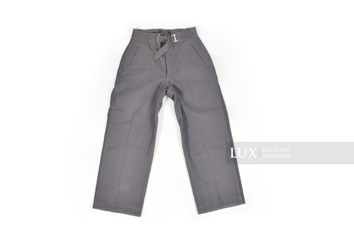 Rare Luftwaffe blue tropical straight-legged trousers, « L.B.A.41 » - photo 12
