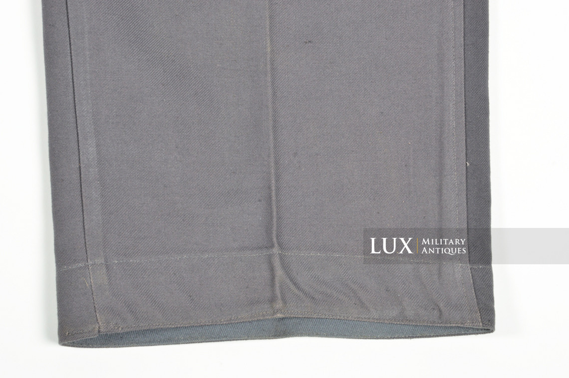 Rare Luftwaffe blue tropical straight-legged trousers, « L.B.A.41 » - photo 16