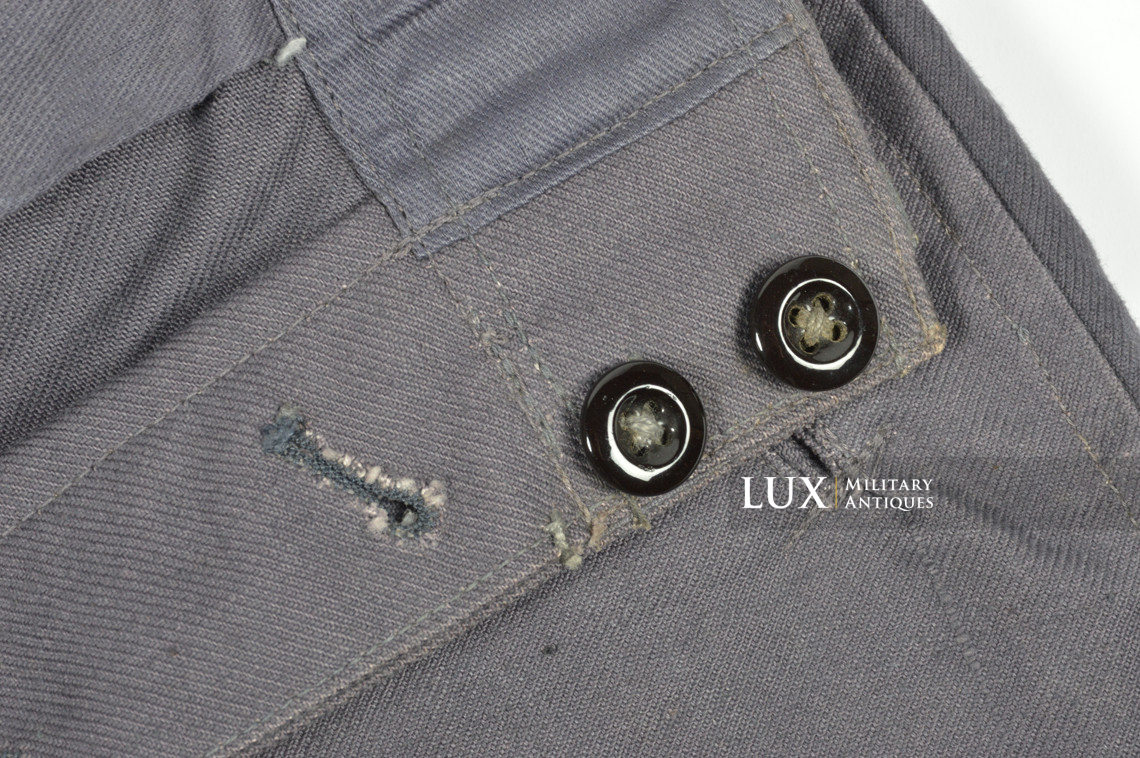 Rare Luftwaffe blue tropical straight-legged trousers, « L.B.A.41 » - photo 18