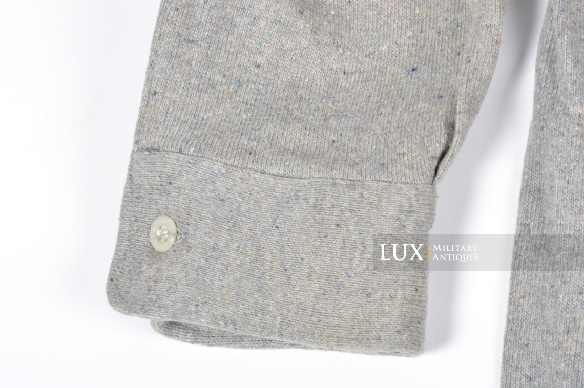 Rare chemise allemande Heer / Waffen-SS règlementaire en laine - photo 13