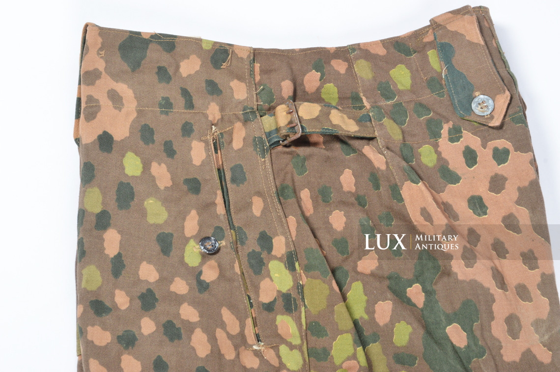 Pantalon Waffen-SS M44 en camouflage petit pois, « coton lisse » - photo 8