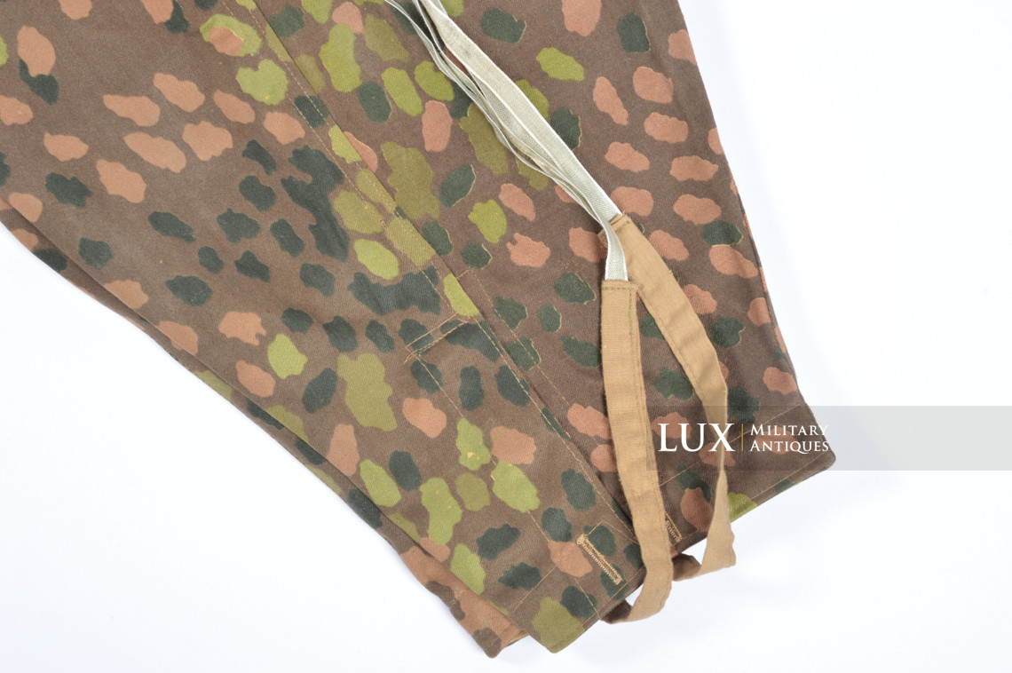 Pantalon Waffen-SS M44 en camouflage petit pois, « coton lisse » - photo 9
