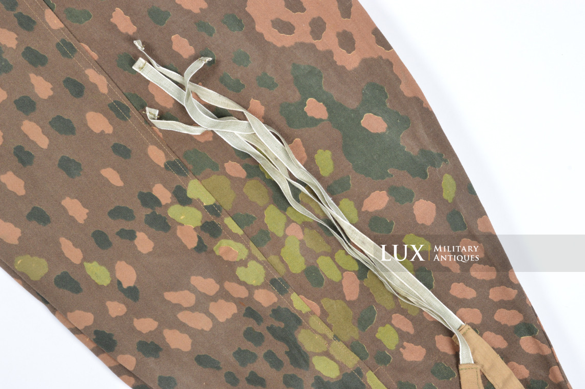 Pantalon Waffen-SS M44 en camouflage petit pois, « coton lisse » - photo 10