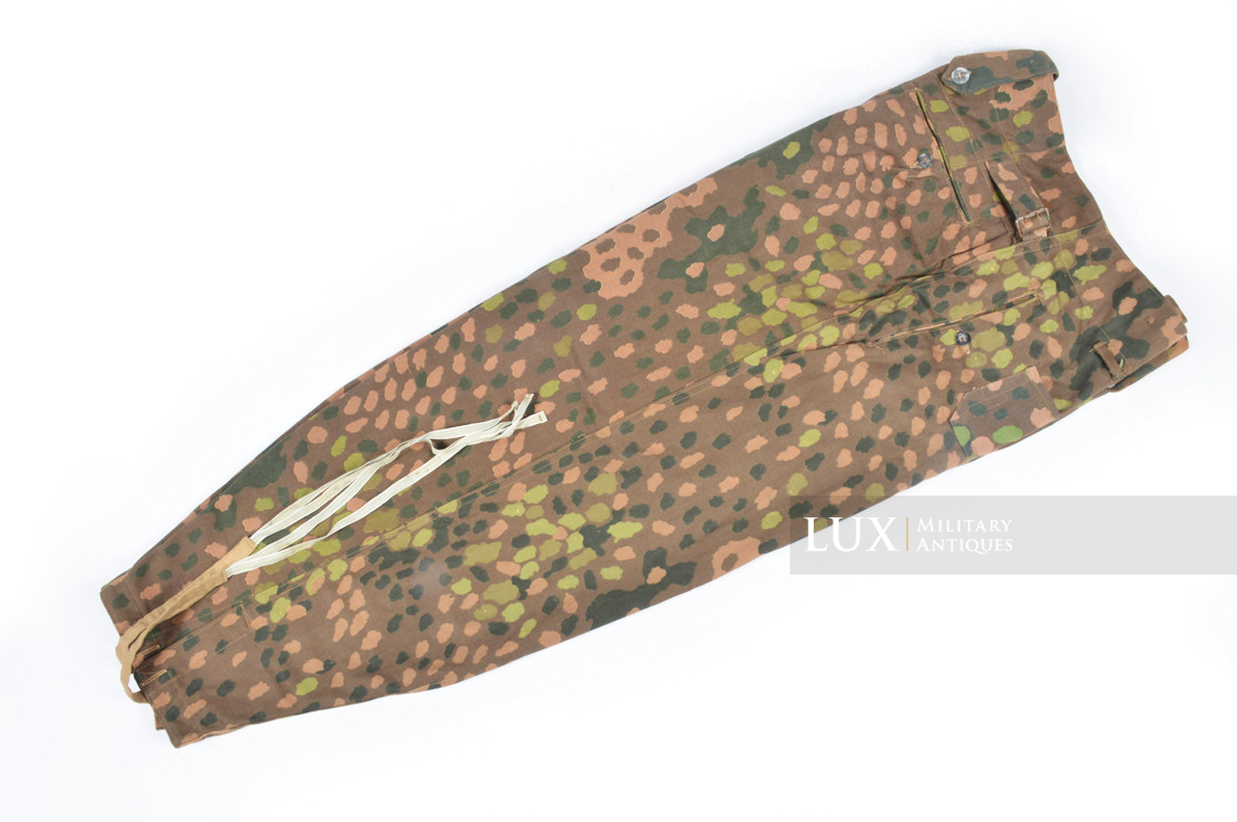 Pantalon Waffen-SS M44 en camouflage petit pois, « coton lisse » - photo 11