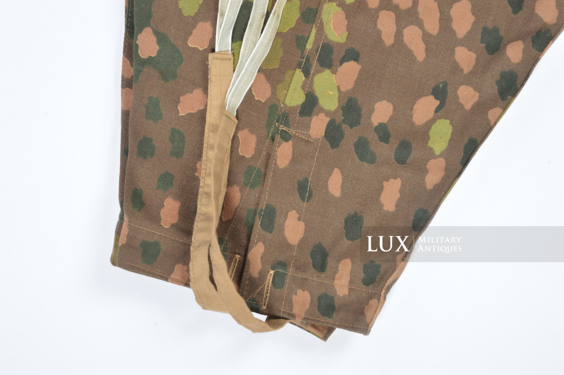 Pantalon Waffen-SS M44 en camouflage petit pois, « coton lisse » - photo 13