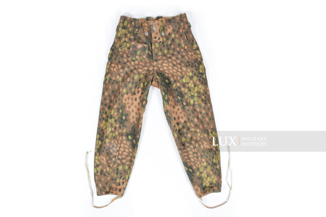 Pantalon Waffen-SS M44 en camouflage petit pois, « coton lisse » - photo 14