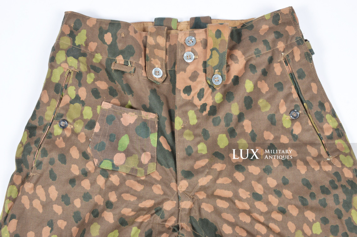 Pantalon Waffen-SS M44 en camouflage petit pois, « coton lisse » - photo 17