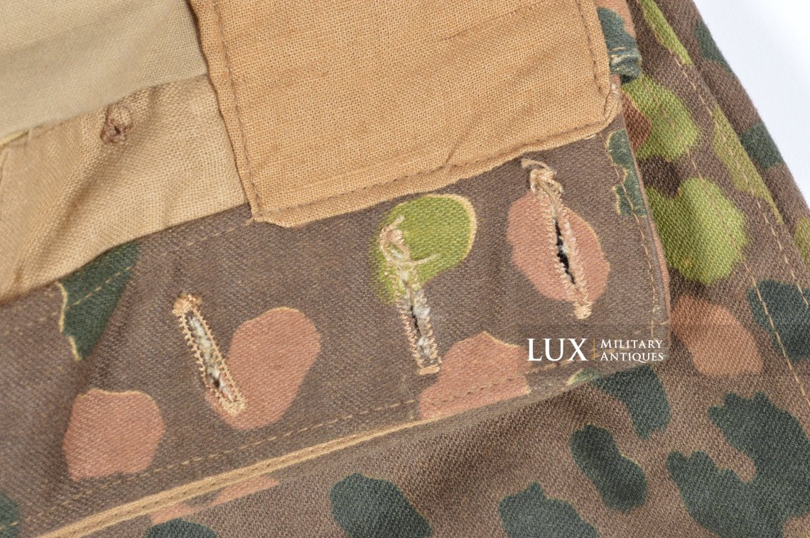 Pantalon Waffen-SS M44 en camouflage petit pois, « coton lisse » - photo 19
