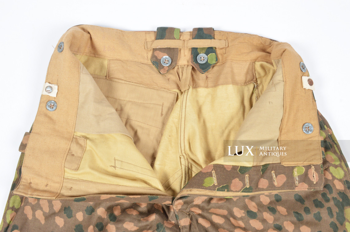 Pantalon Waffen-SS M44 en camouflage petit pois, « coton lisse » - photo 21