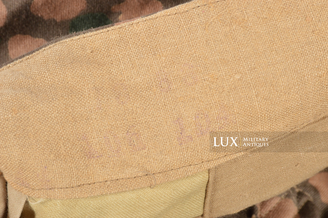 Pantalon Waffen-SS M44 en camouflage petit pois, « coton lisse » - photo 22
