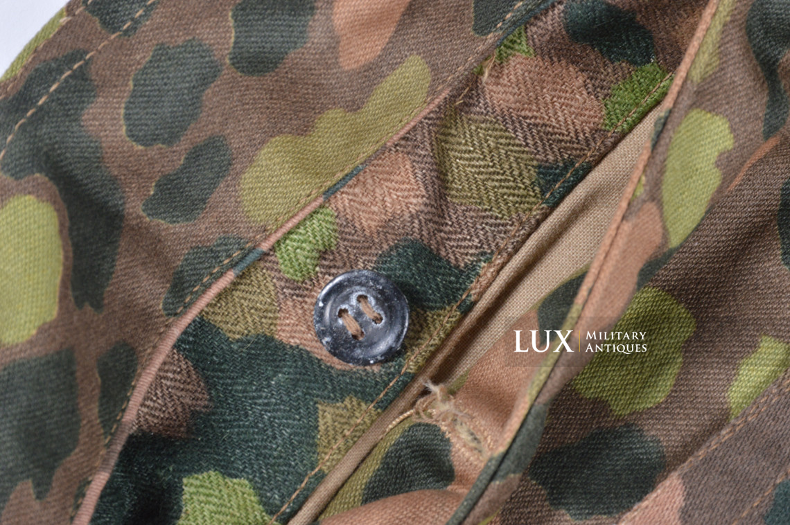 Pantalon Waffen-SS M44 en camouflage petit pois, « coton lisse » - photo 23