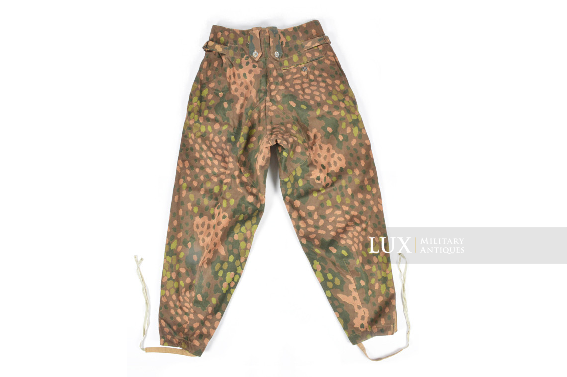 Pantalon Waffen-SS M44 en camouflage petit pois, « coton lisse » - photo 24