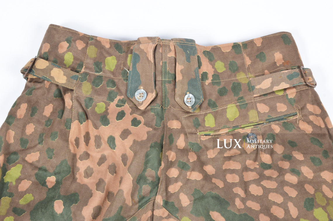 Pantalon Waffen-SS M44 en camouflage petit pois, « coton lisse » - photo 25
