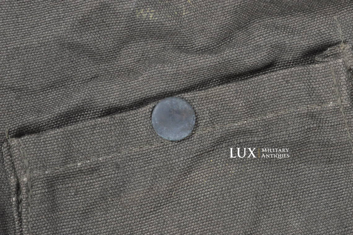 Late-war German paratrooper gas mask carrying bag, « ebd » - photo 18