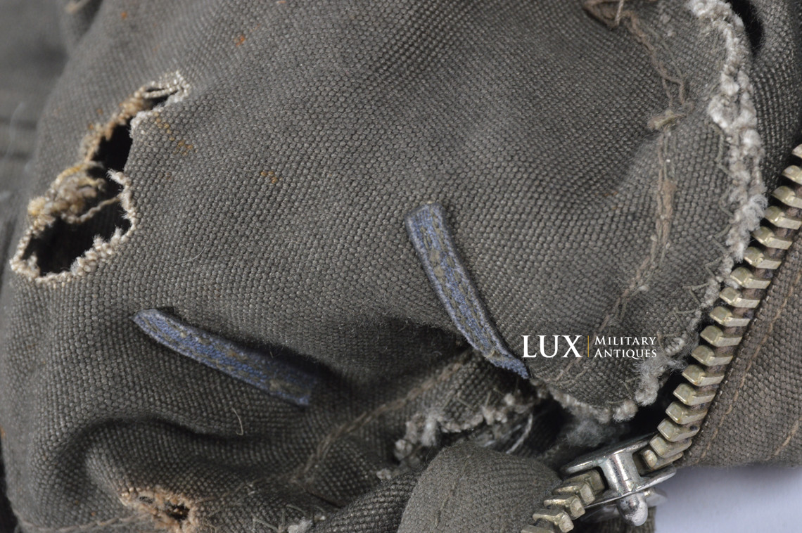 Late-war German paratrooper gas mask carrying bag, « ebd » - photo 20