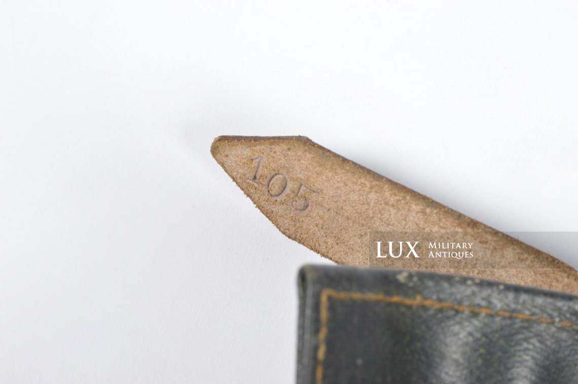 Rare German late-war rubberized P38 pistol holster & M44 rubberized combat belt - photo 24