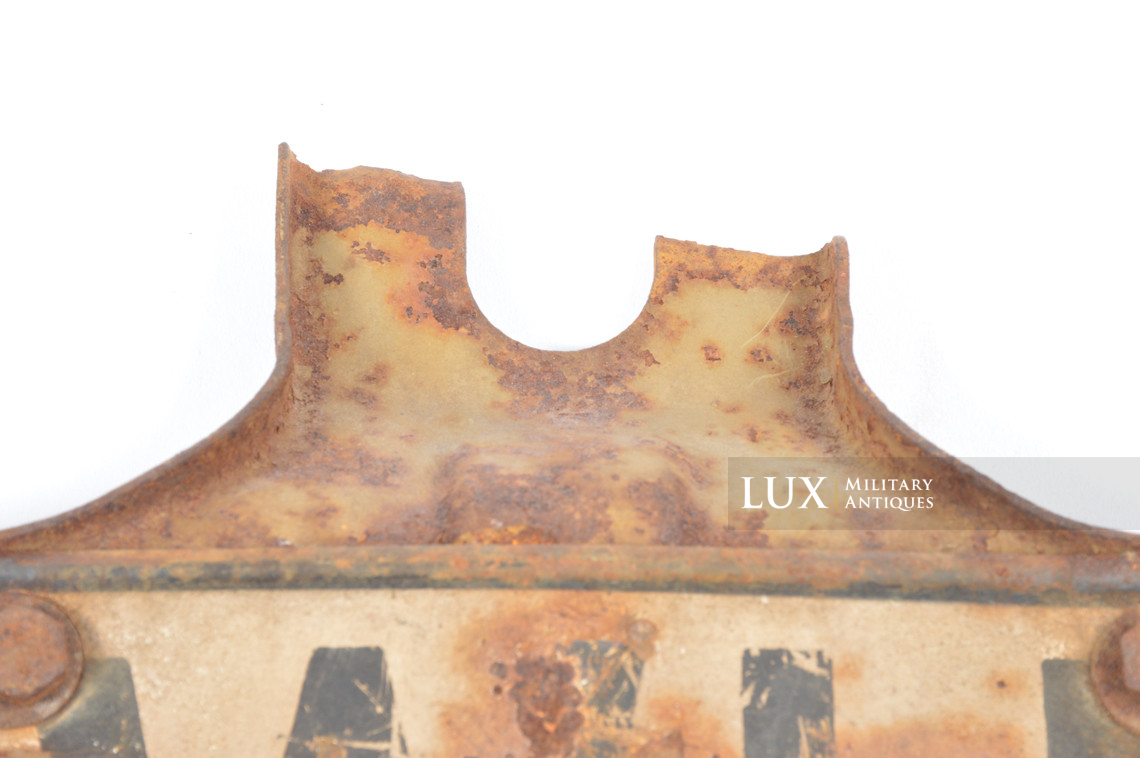 Plaque d'immatriculation de véhicule allemand, « Wehrmacht » - photo 8