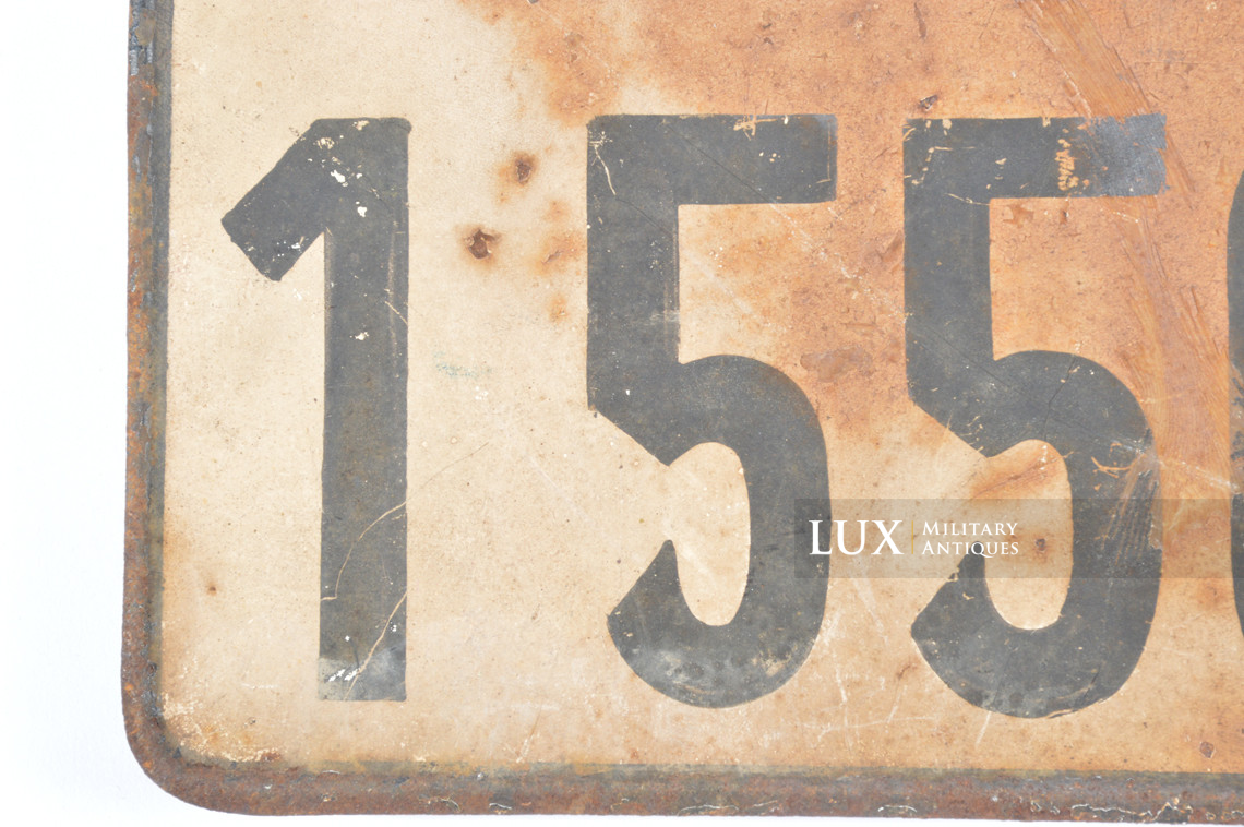 Plaque d'immatriculation de véhicule allemand, « Wehrmacht » - photo 12