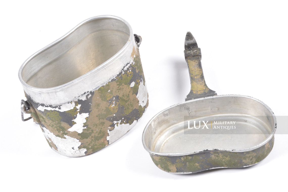 Rare gamelle allemande camouflée trois tons - photo 23