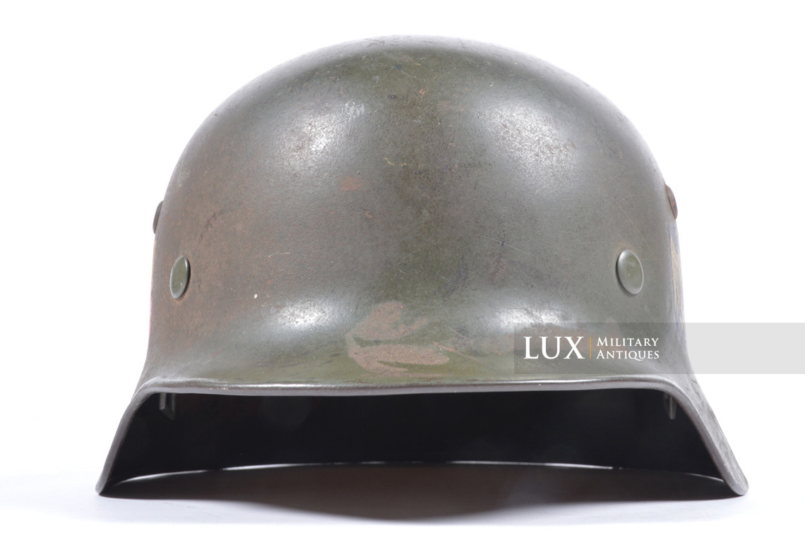 Casque M35 Heer double insigne, « ET62 » - photo 9