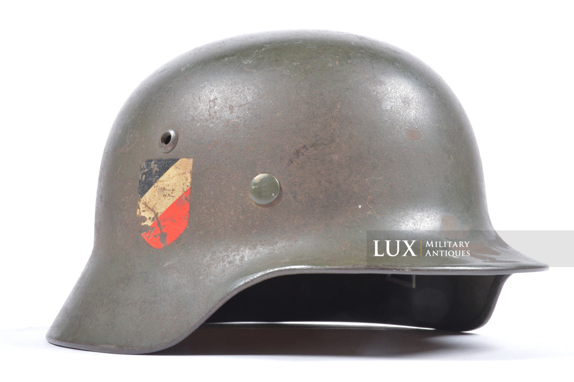 Casque M35 Heer double insigne, « ET62 » - photo 10