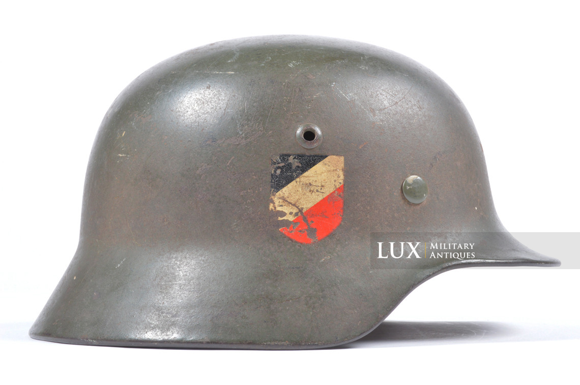 Casque M35 Heer double insigne, « ET62 » - photo 11