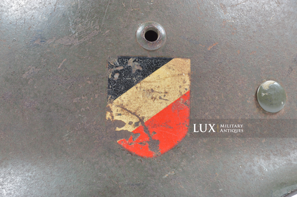 Casque M35 Heer double insigne, « ET62 » - photo 28