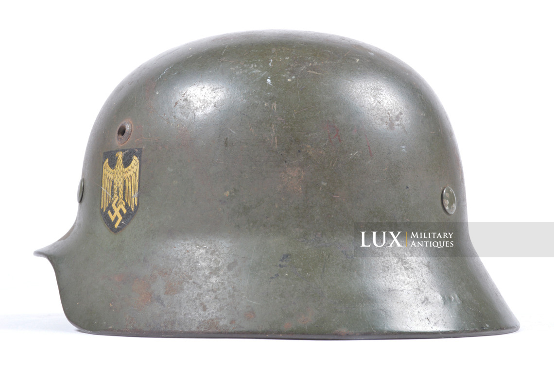 Casque M35 Heer double insigne, « ET62 » - photo 14