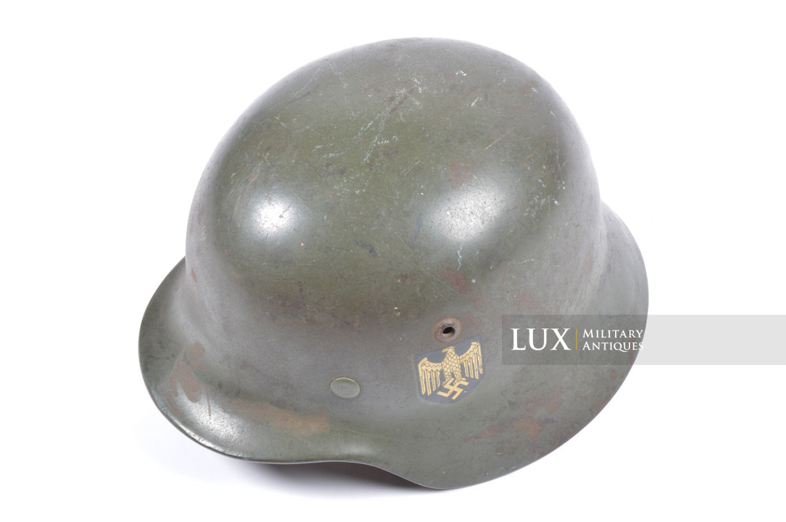 Casque M35 Heer double insigne, « ET62 » - photo 15