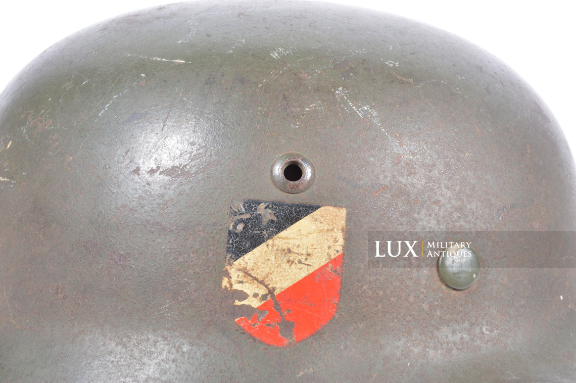 Casque M35 Heer double insigne, « ET62 » - photo 25
