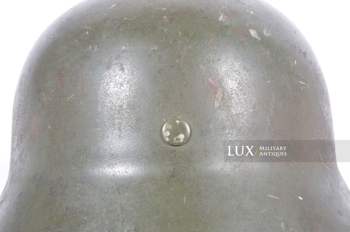 Casque M35 Heer double insigne, « ET62 » - photo 32