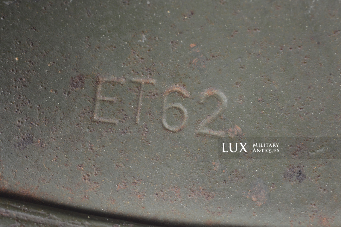 Casque M35 Heer double insigne, « ET62 » - photo 35