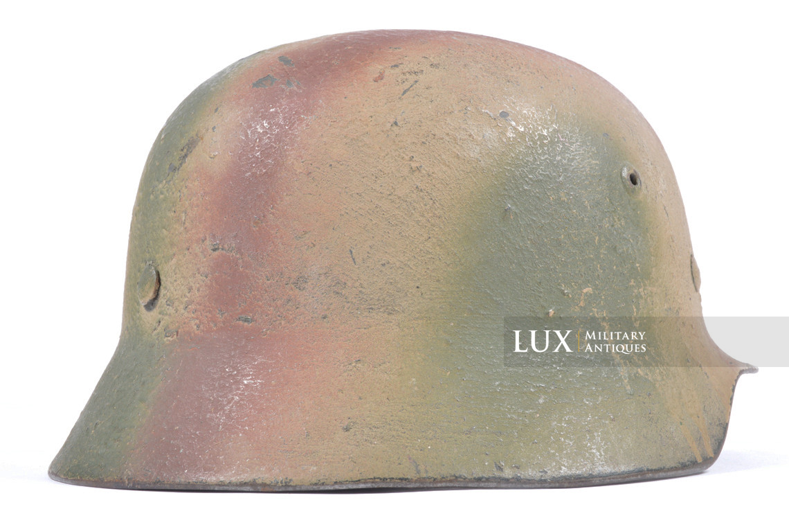 M35 Heer three tone sawdust textured camouflage combat helmet, « Normandy » - photo 11