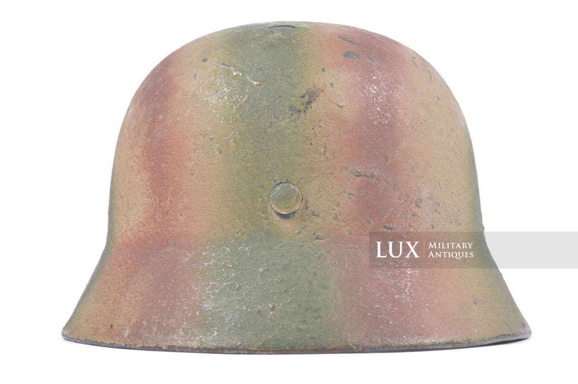 M35 Heer three tone sawdust textured camouflage combat helmet, « Normandy » - photo 12
