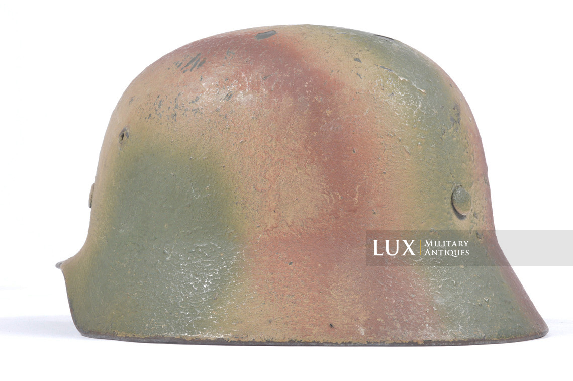 M35 Heer three tone sawdust textured camouflage combat helmet, « Normandy » - photo 13
