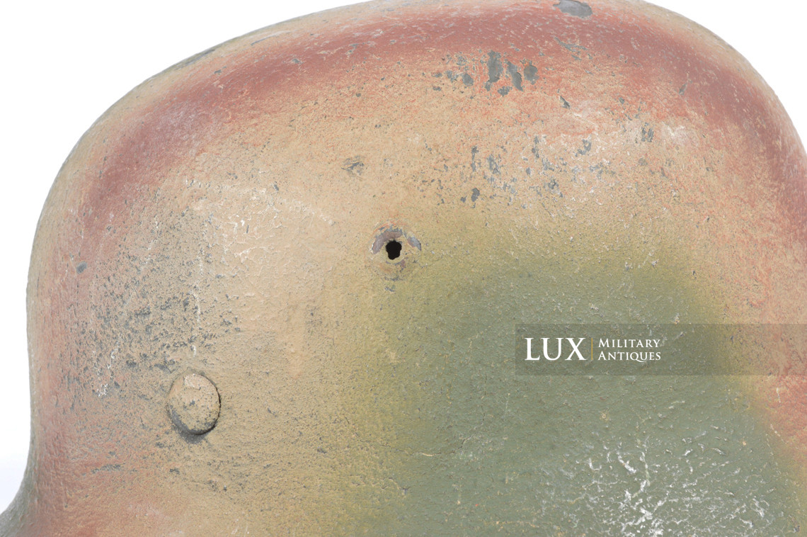 M35 Heer three tone sawdust textured camouflage combat helmet, « Normandy » - photo 19