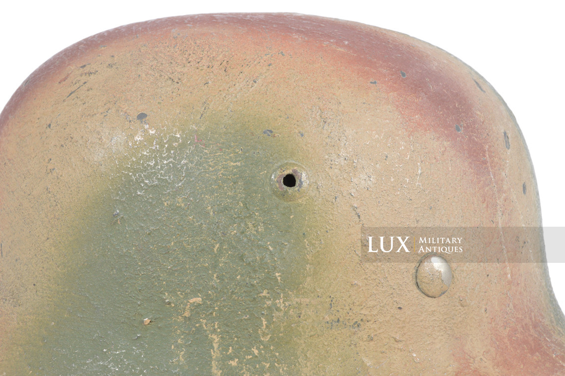 M35 Heer three tone sawdust textured camouflage combat helmet, « Normandy » - photo 25