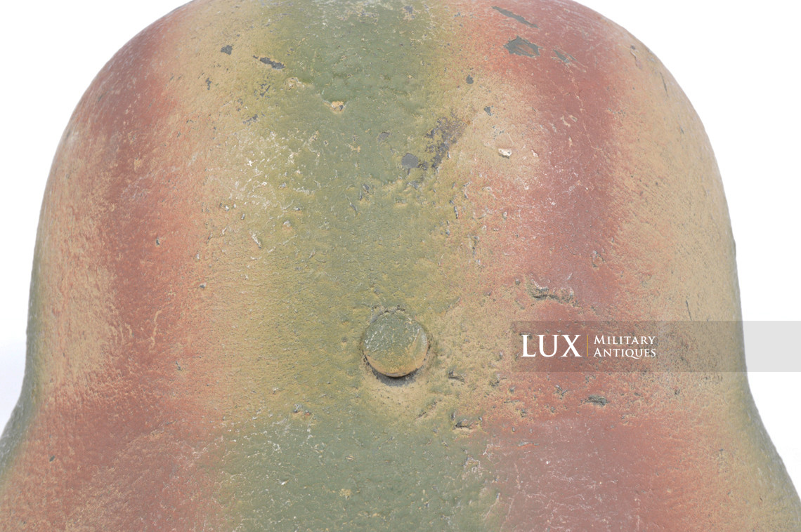 M35 Heer three tone sawdust textured camouflage combat helmet, « Normandy » - photo 30